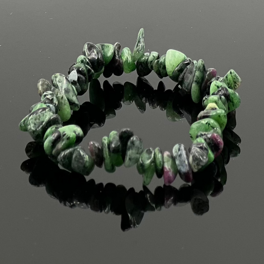 Baroque Ruby Zoisite Bracelet