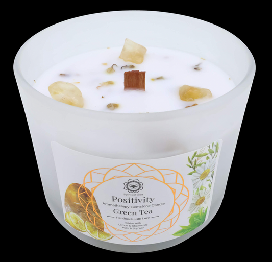 Candela Green Tree 'Positività' Citrino + Tè Verde 256g